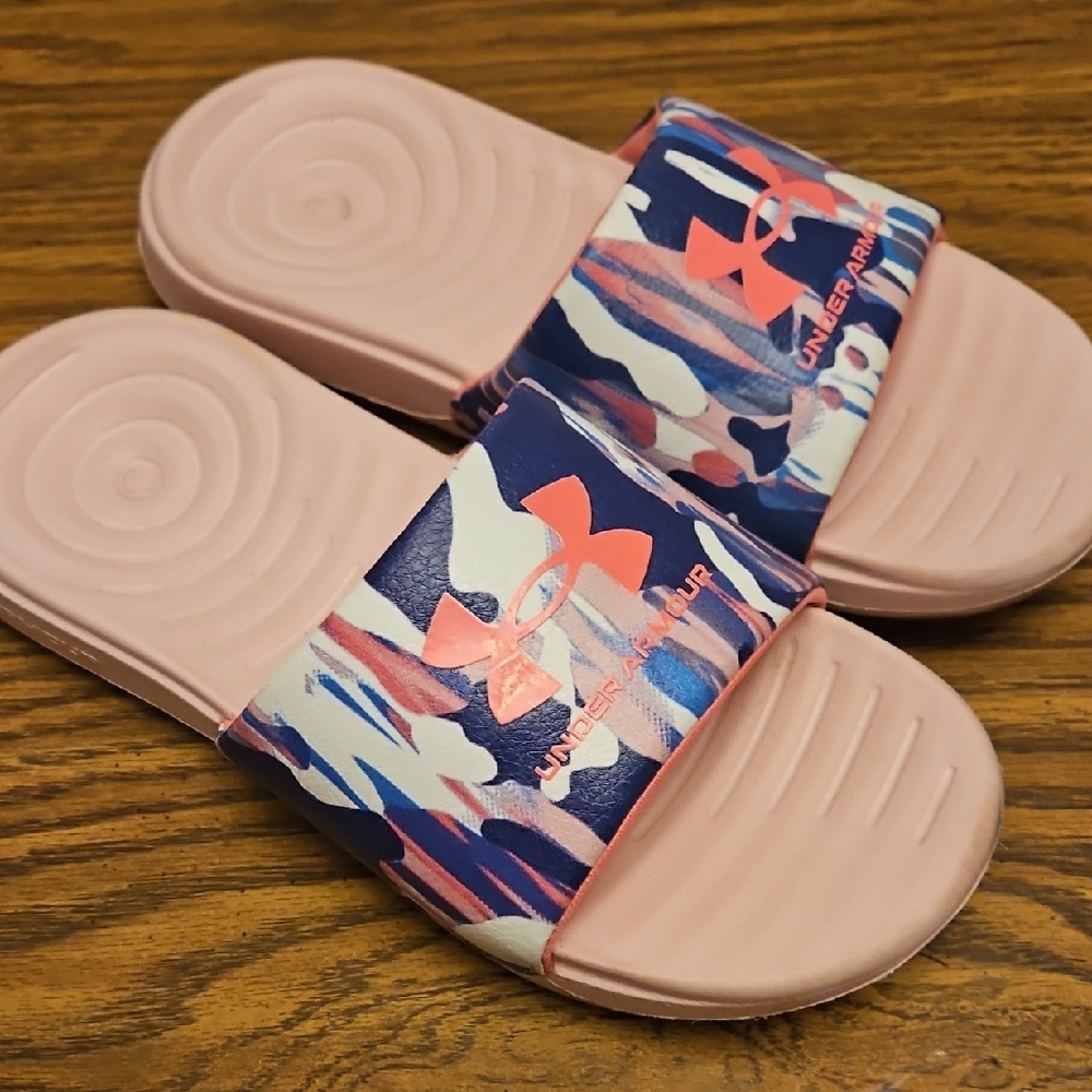 Girls 2Y Under Armour Ansa Slides